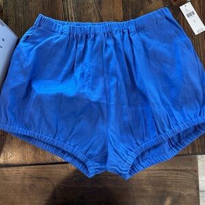 Anthropologie Cobalt Blue Athletic Shorts